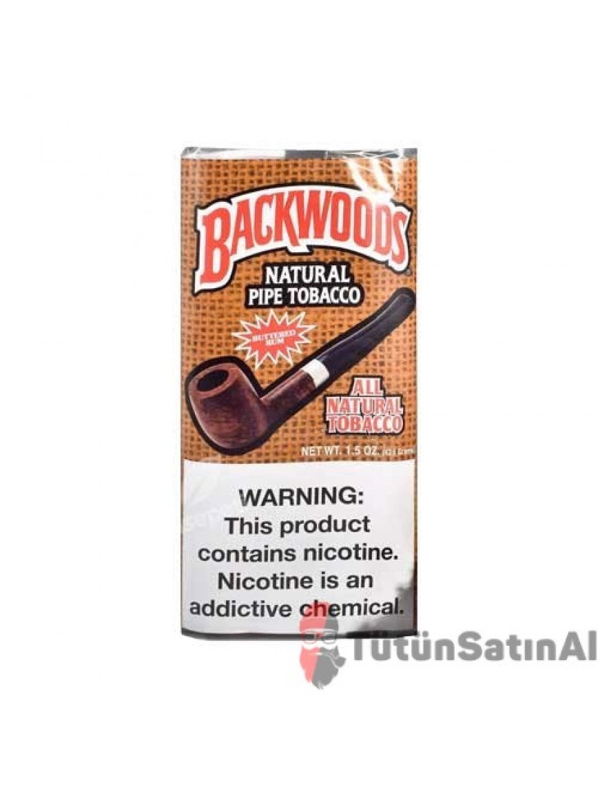 Backwoods Buttered Rum İthal Pipo Tütünü