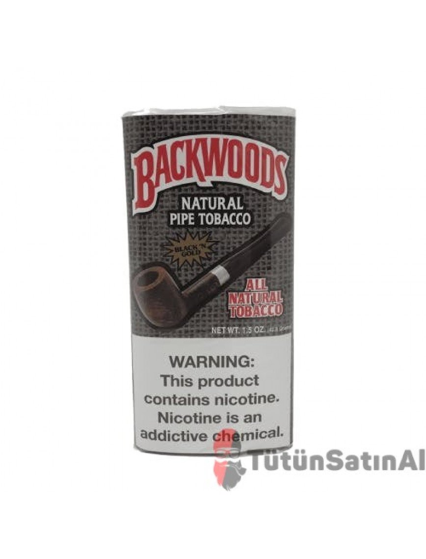 Backwoods Mild Natural Black 'N Gold Pipo Tütünü