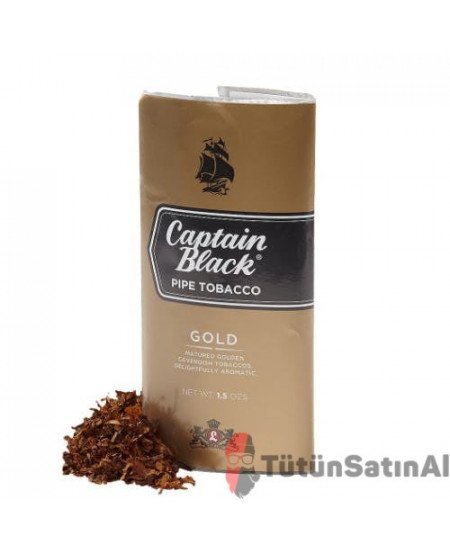 Captain Black Gold (Sarı-Altın) İthal Pipo Tütünü Captain Black Gold (Sarı-Altın) İthal Pipo Tütünü
