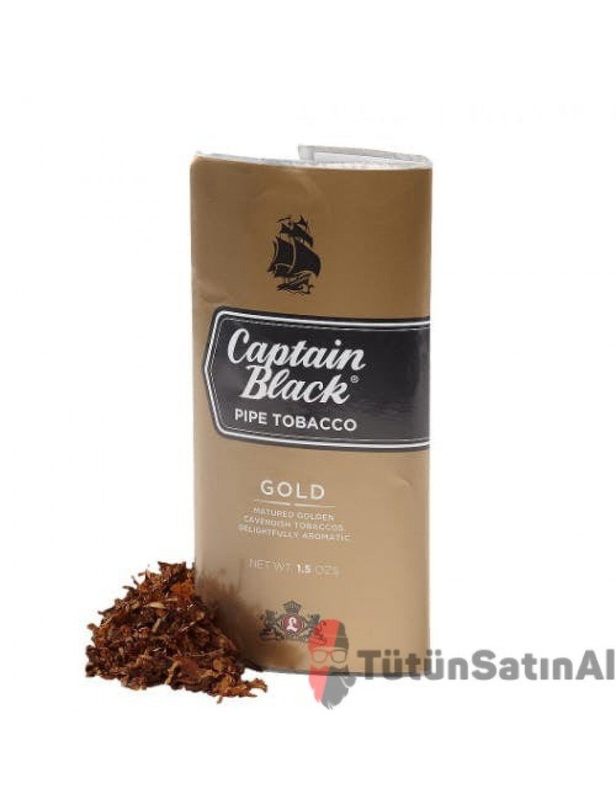 Captain Black Gold (Sarı-Altın) İthal Pipo Tütünü