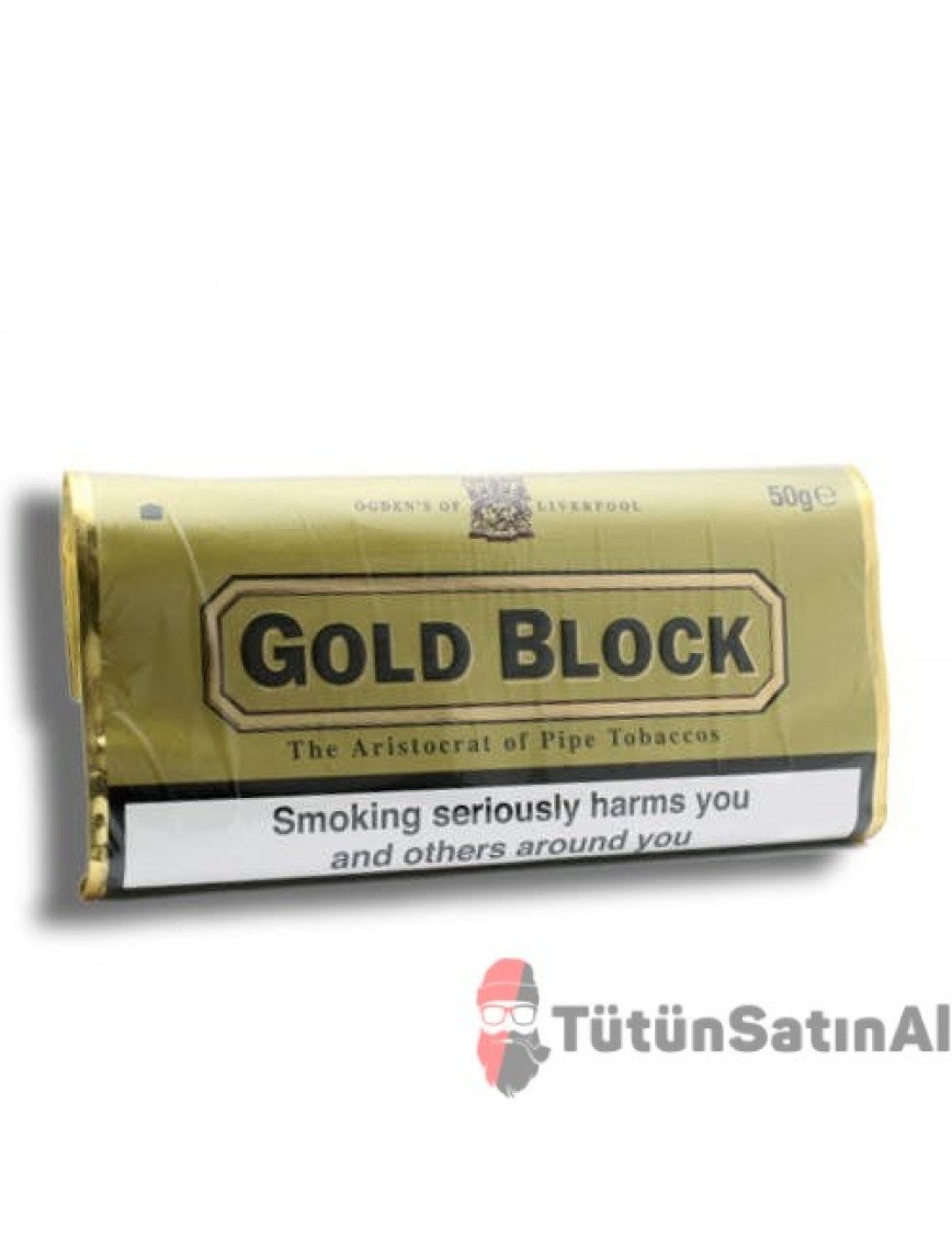 Gold Block İthal Paket Pipo Tütünü 50gr