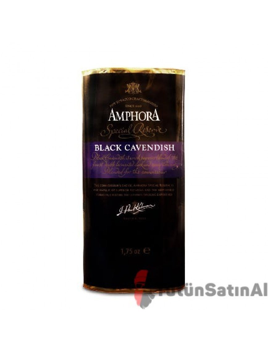 Amphora Black Cavendish Pipo Tütünü Amphora Black Cavendish Pipo Tütünü
