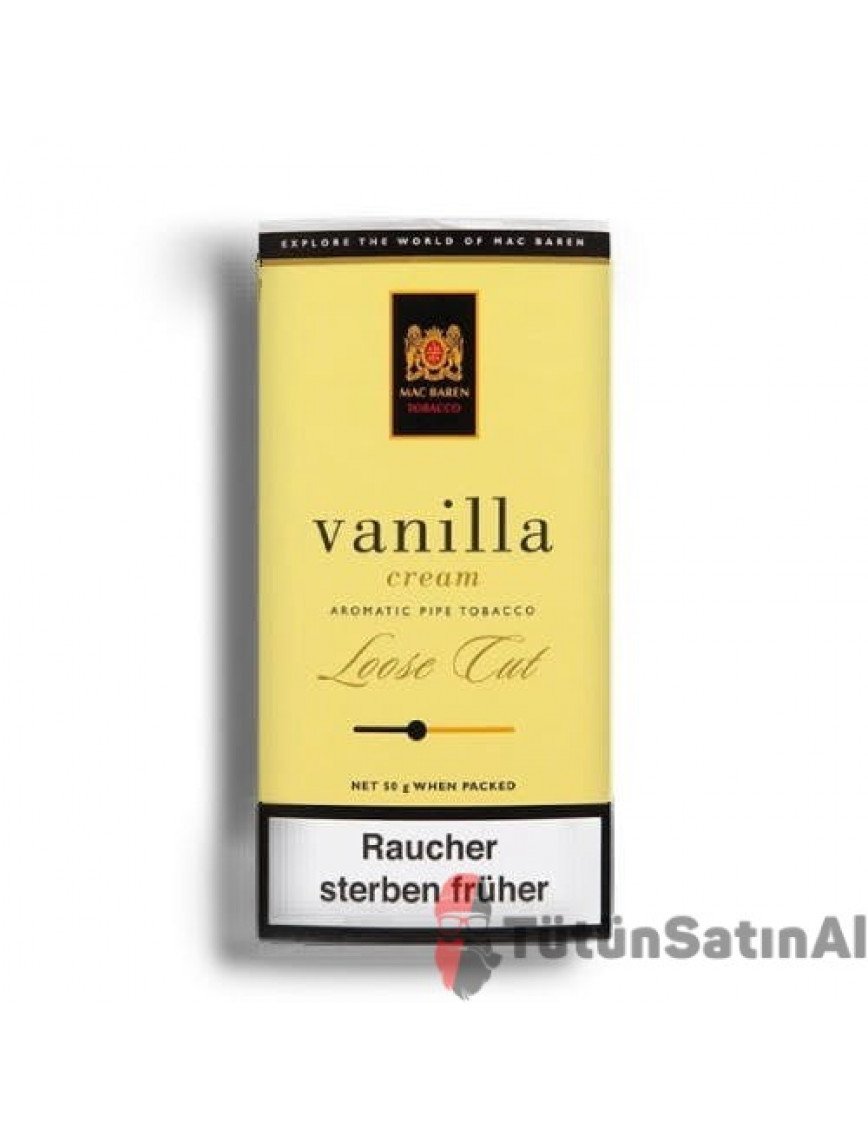 Mac Baren Vanillia Cream İthal Pipo Tütünü