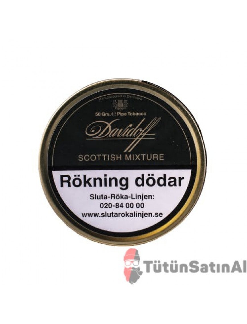 Davidoff Scottish Mixture İthal Pipo Tütünü 50 Gr Teneke