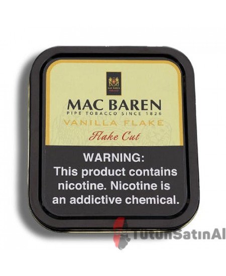 Mac Baren Vanilla Flake 50gr İthal Pipo Tütünü Mac Baren Vanilla Flake 50gr İthal Pipo Tütünü