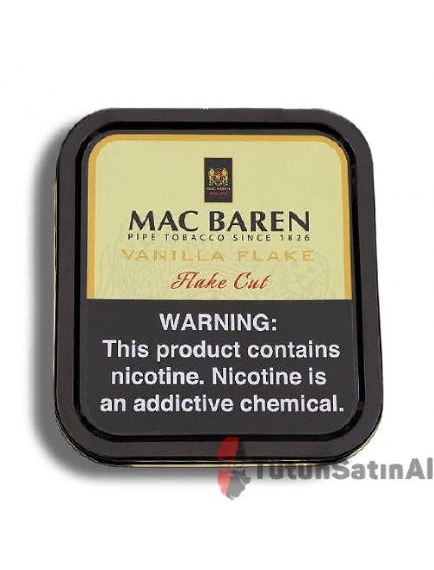 Mac Baren Vanilla Flake 50gr İthal Pipo Tütünü