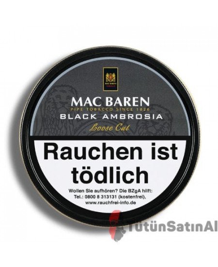Mac Baren Black Ambrosia (Karışık meyve) Pipo Tütünü Mac Baren Black Ambrosia (Karışık meyve) Pipo Tütünü