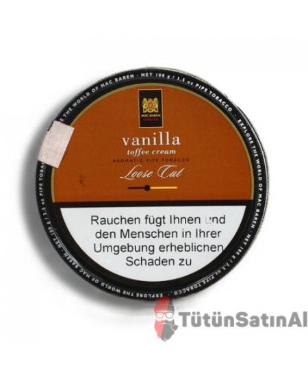 Mac Baren Vanilla Toffe Cream ( şekerleme ve vanilya aromalı ) Pipo Tütünü