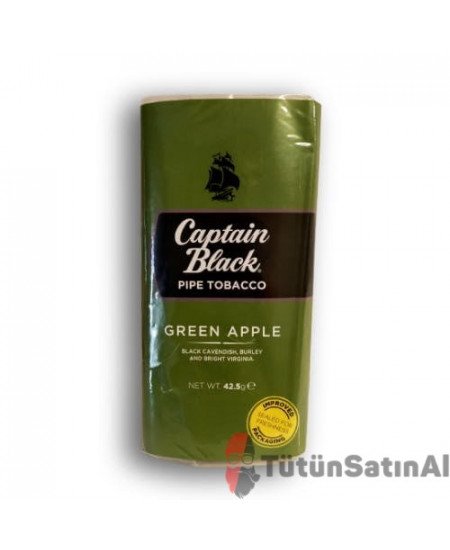Captain Black Green Apple Pipo Tütünü (Elma Aromalı) Captain Black Green Apple Pipo Tütünü (Elma Aromalı)