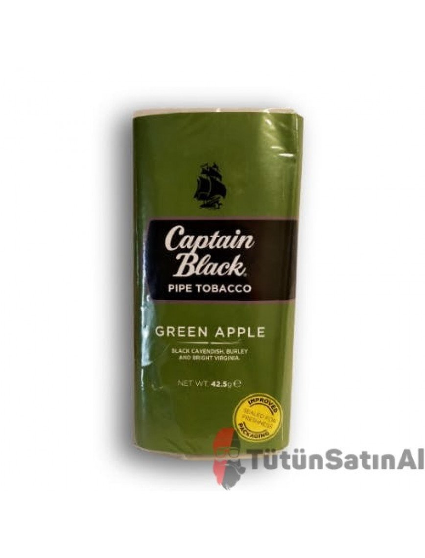 Captain Black Green Apple Pipo Tütünü (Elma Aromalı)