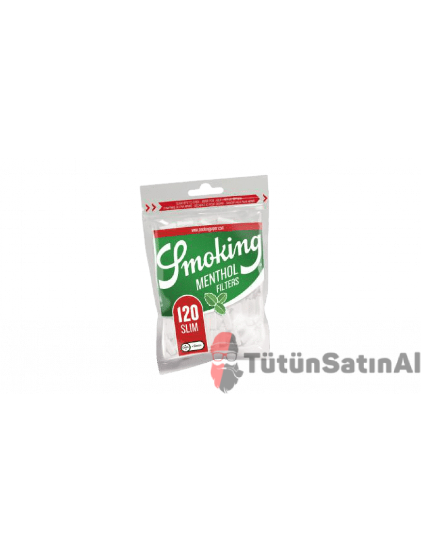 Smoking Menthol Slim Size Poşet Filtre 6mm
