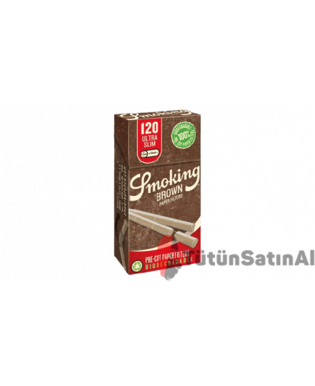 Smoking Pre-Cut Brown Ultra Slim 5,7mm Sarma Filtresi Smoking Pre-Cut Brown Ultra Slim 5,7mm Sarma Filtresi