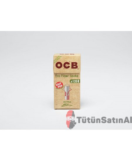 OCB Organik Extra Slim Stick Sigara Sarma Filtresi OCB Organik Extra Slim Stick Sigara Sarma Filtresi