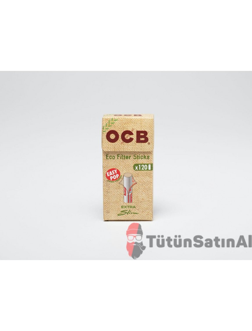 OCB Organik Extra Slim Stick Sigara Sarma Filtresi OCB Organik Extra Slim Stick Sigara Sarma Filtresi