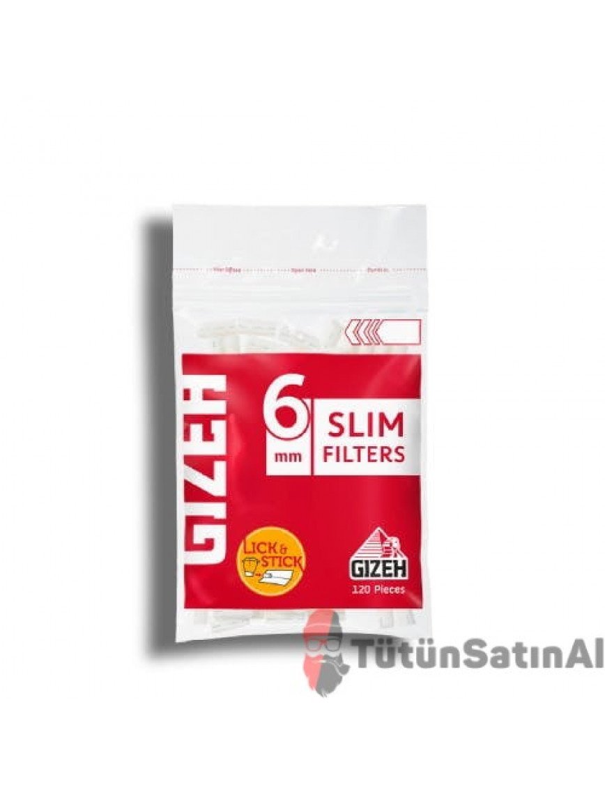 Gizeh Slim 6 mm Poşet Filtre Tane (İKİNCİ KALİTE) Gizeh Slim 6 mm Poşet Filtre Tane (İKİNCİ KALİTE)