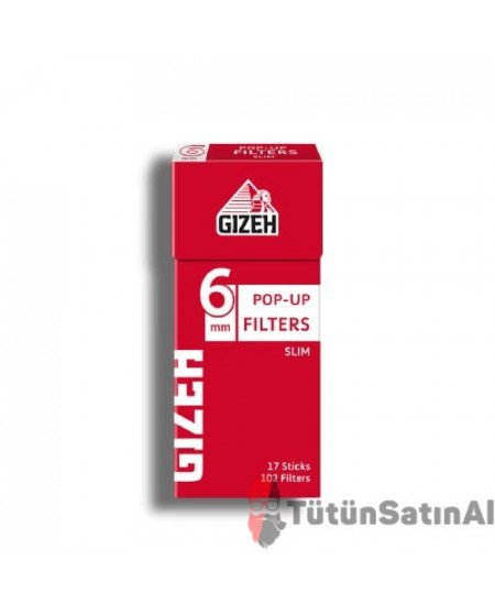 Gizeh Pop-Up 6 mm Kutu Filtre Tane