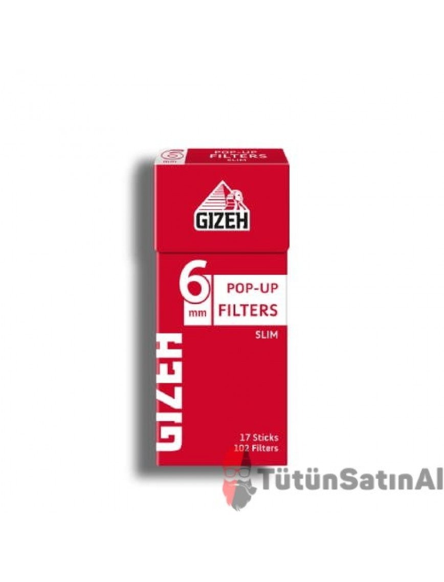 Gizeh Pop-Up 6 mm Kutu Filtre Tane Gizeh Pop-Up 6 mm Kutu Filtre Tane