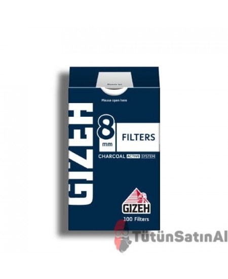 Gizeh Pop-Up 8mm Kömürlü Kutu Filtre