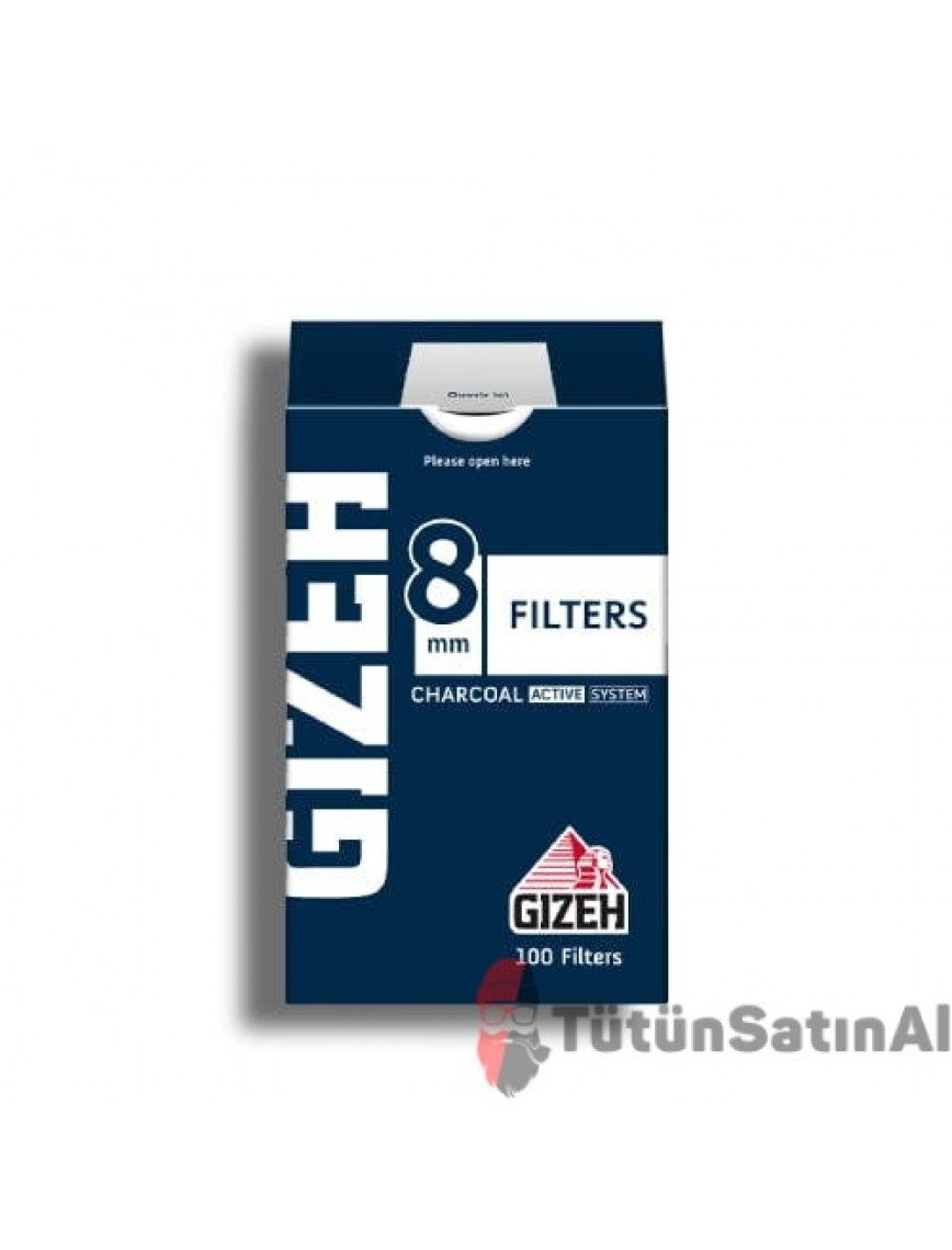 Gizeh Pop-Up 8mm Kömürlü Kutu Filtre