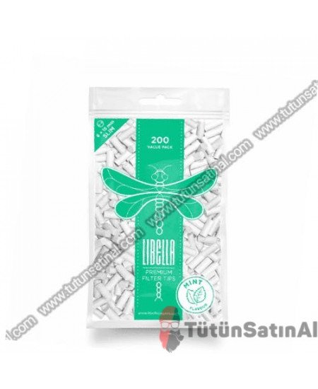 Libella Premium 6x15mm Mentollü Poşet Filtre (200 Adet)