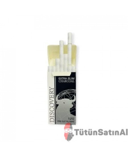 Discovery Charcoal Extra Slim 5.7 Kömürlü Filtre Discovery Charcoal Extra Slim 5.7 Kömürlü Filtre