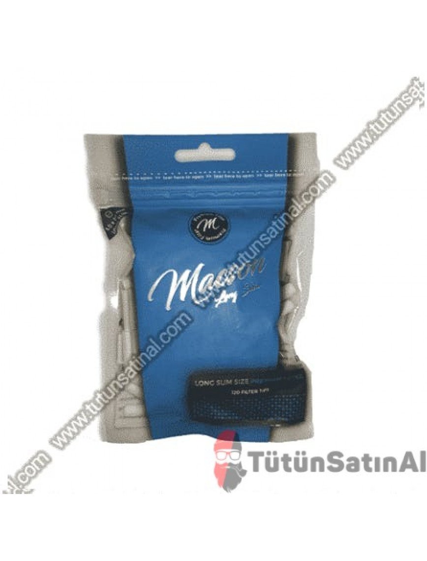 Macson Premium Filter Long Slim 6.0mm Tütün Sarma Filtresi Macson Premium Filter Long Slim 6.0mm Tütün Sarma Filtresi