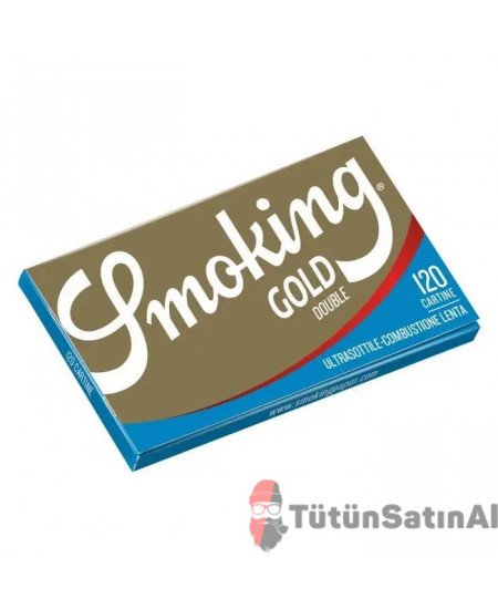 Smoking Gold Double Ultrasottile 120'li Tütün Sarma Kağıdı (Ultra İnce)