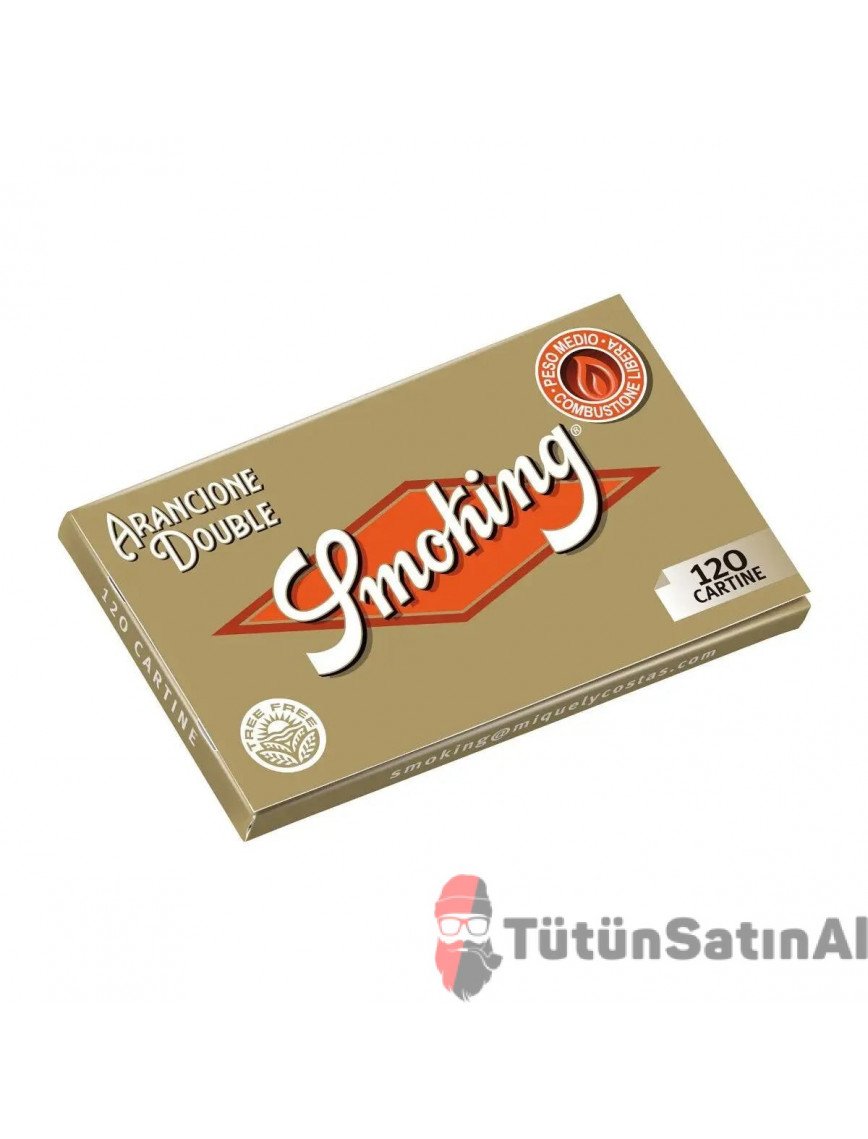 Smoking Arancione Double 120'li Tütün Sarma Kağıdı (Orta)