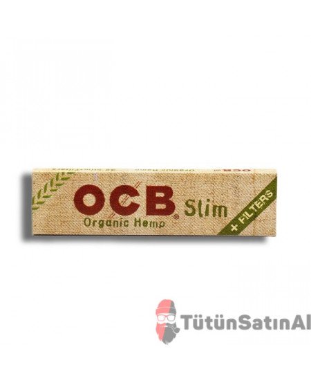 OCB King Size Organic Hemp Slim Sarma Kağıdı Zıvanalı Tane OCB King Size Organic Hemp Slim Sarma Kağıdı Zıvanalı Tane