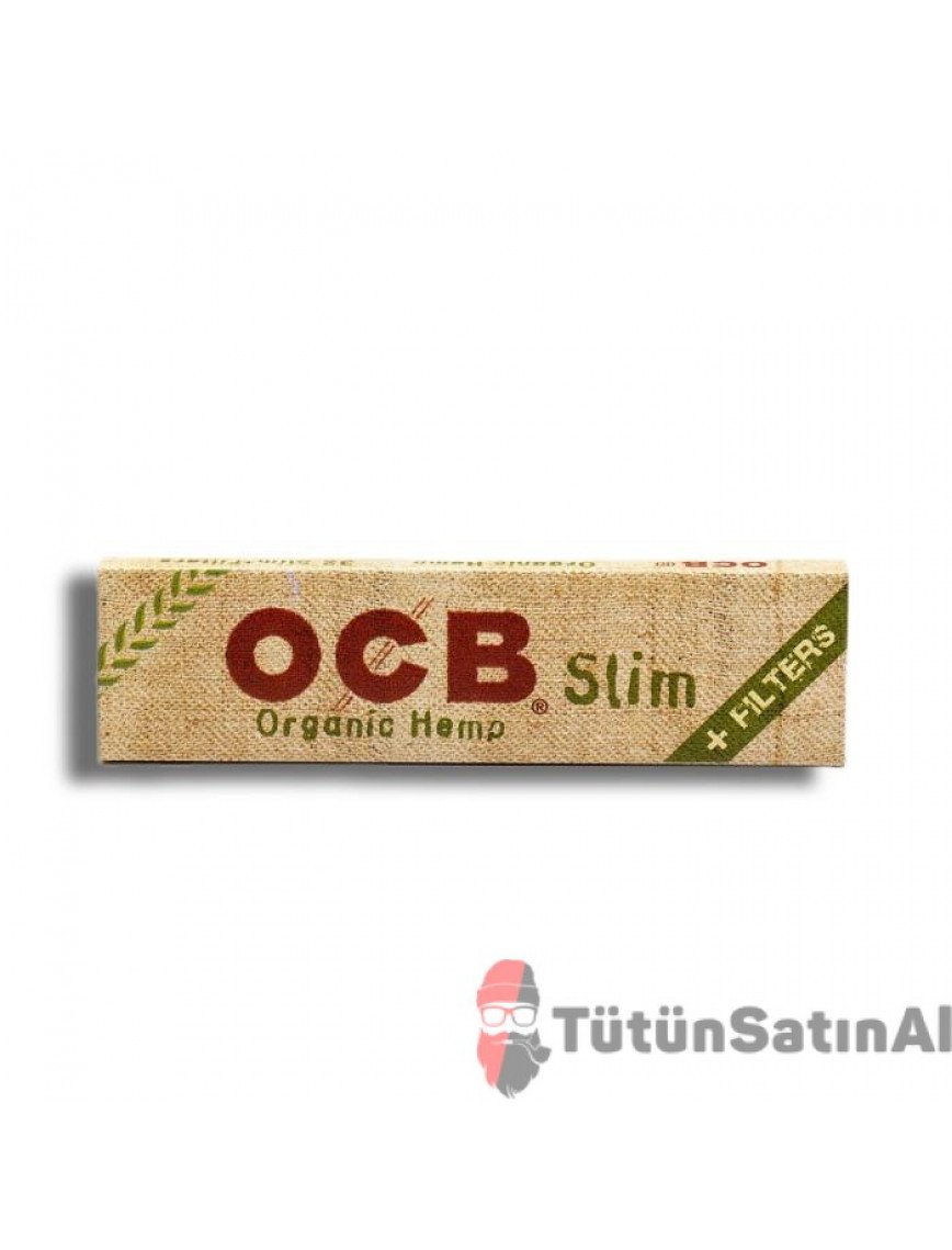 OCB King Size Organic Hemp Slim Sarma Kağıdı Zıvanalı Tane