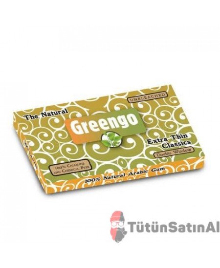 Greengo Extra Thin Organik Double Tütün Sarma Kağıdı