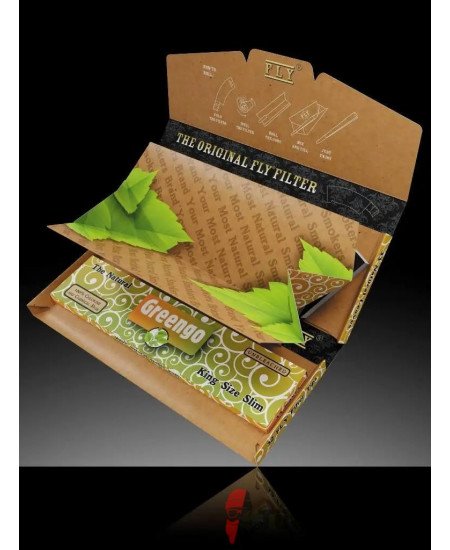 Greengo Fly Black Silk Zıvanalı Sarma Kağıdı