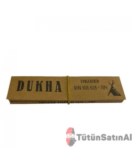 Dukha King Size Slim Organic Zıvanalı Tane + Tips Dukha King Size Slim Organic Zıvanalı Tane + Tips