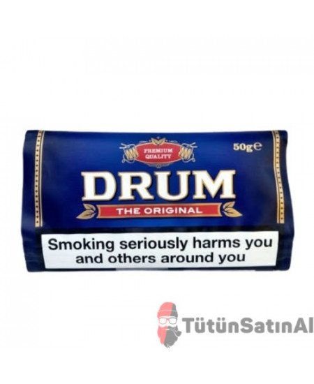 Drum Blue Original Mavi İthal Paket Tütün – 50gr Drum Blue Original Mavi İthal Paket Tütün – 50gr