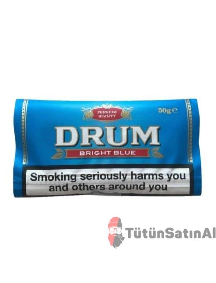 Drum Bright Blue (Açık Mavi) İthal Paket Tütün satın al – 50gr