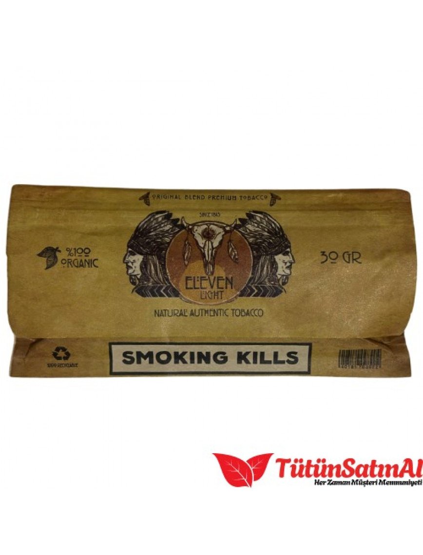 Eleven Original Blend Premium Light Organic İthal Tütün 30 Gr