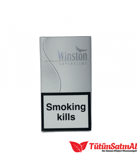 Winston Silver Superslims İthal Sigara Winston Silver Superslims İthal Sigara