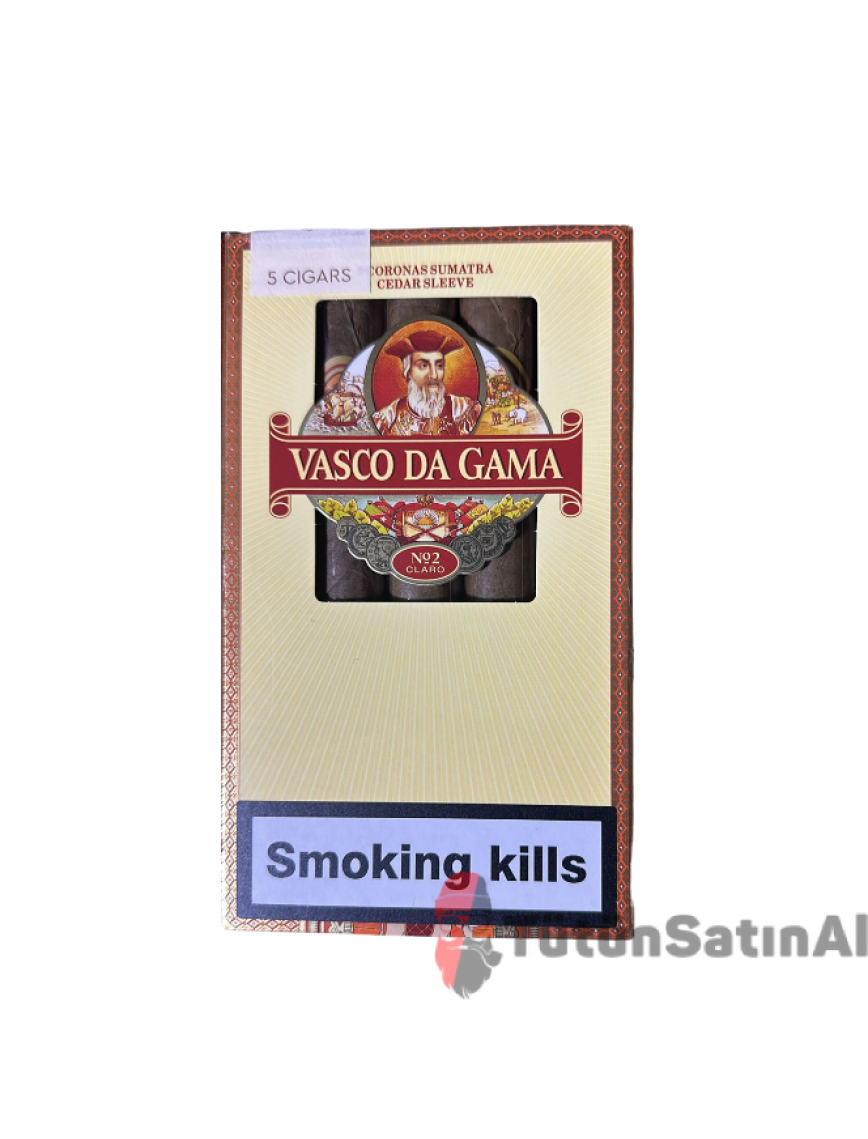 Vasco Da Gama- Claro No2 Corona Sumatra 5's Vasco Da Gama- Claro No2 Corona Sumatra 5's