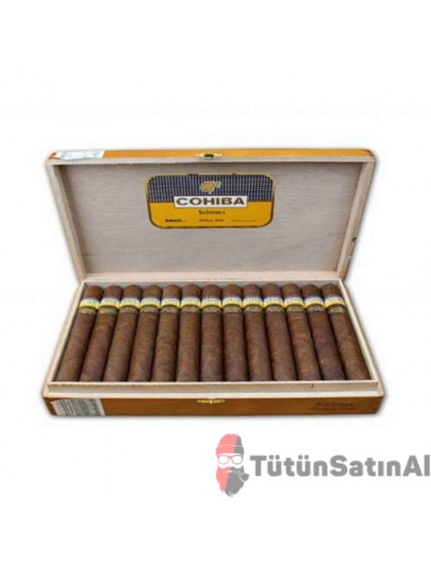 Cohiba Sublimes Puro – 25’li Ahşap Kutu Satın Al Cohiba Sublimes Puro – 25’li Ahşap Kutu Satın Al
