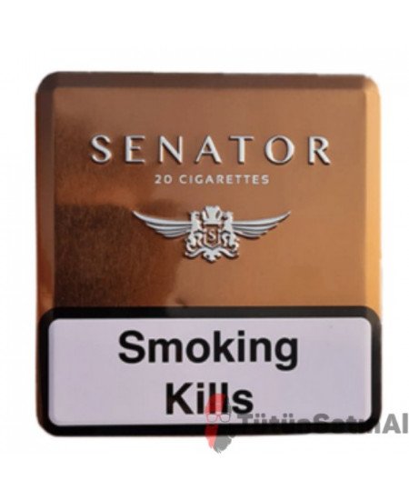 Senator Dark Crema Metal Kutu Senator Dark Crema Metal Kutu