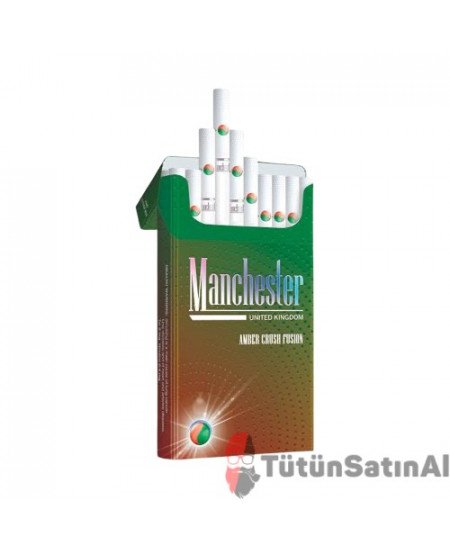 Manchester Amber Crush Fusion İthal Sigara - Elma ve Nane Manchester Amber Crush Fusion İthal Sigara - Elma ve Nane