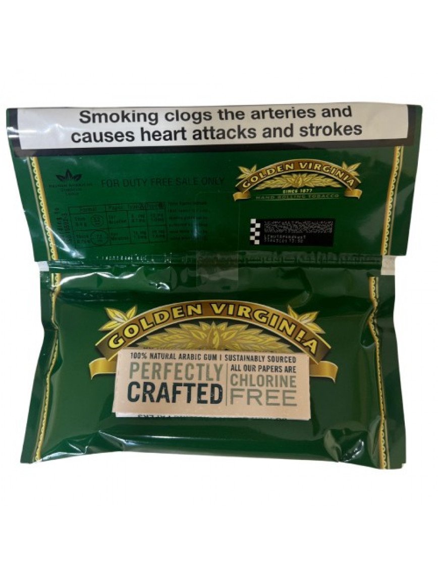 Golden Virginia Orijinal Yeşil (Duty Free) Tütün – 50 Gr