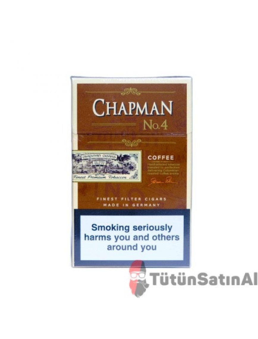 Chapman  Coffe No:4 (Kalın) İthal Sigara  - Kahve aromalı sigara