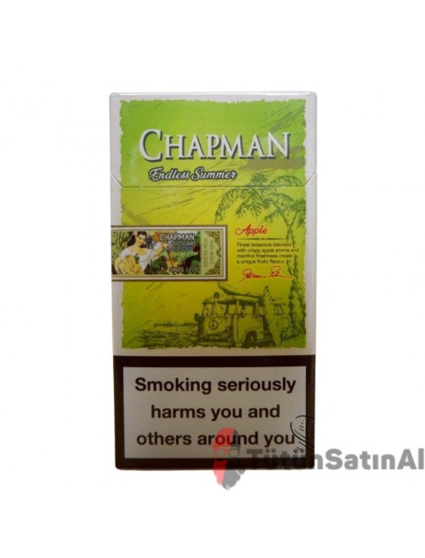 Chapman Sigara Endless Summer Super Slims - Yeşil Elma