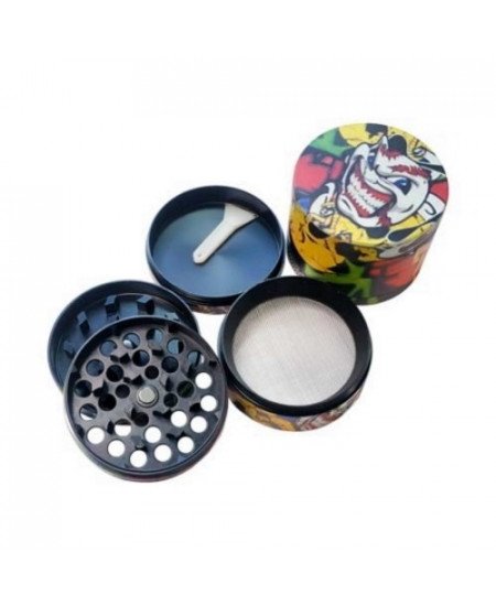Filtreli Metal Grinder Tütün öğütücü - Cartoon temalı Filtreli Metal Grinder Tütün öğütücü - Cartoon temalı