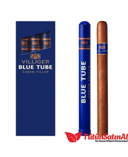 Villiger Blue Tube Puro - 3's Mavi