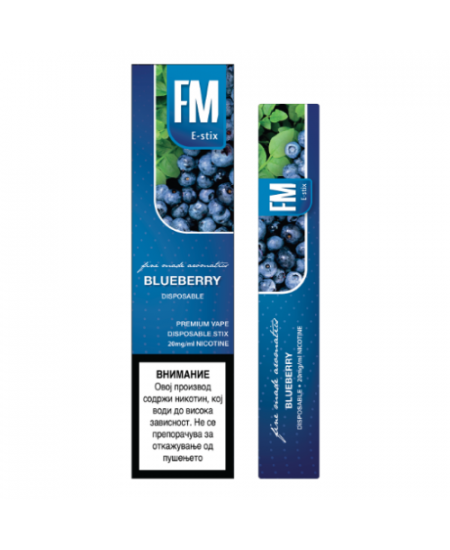FM E-Stix Blueberry  800 çekim - Orman meyve aromalı 