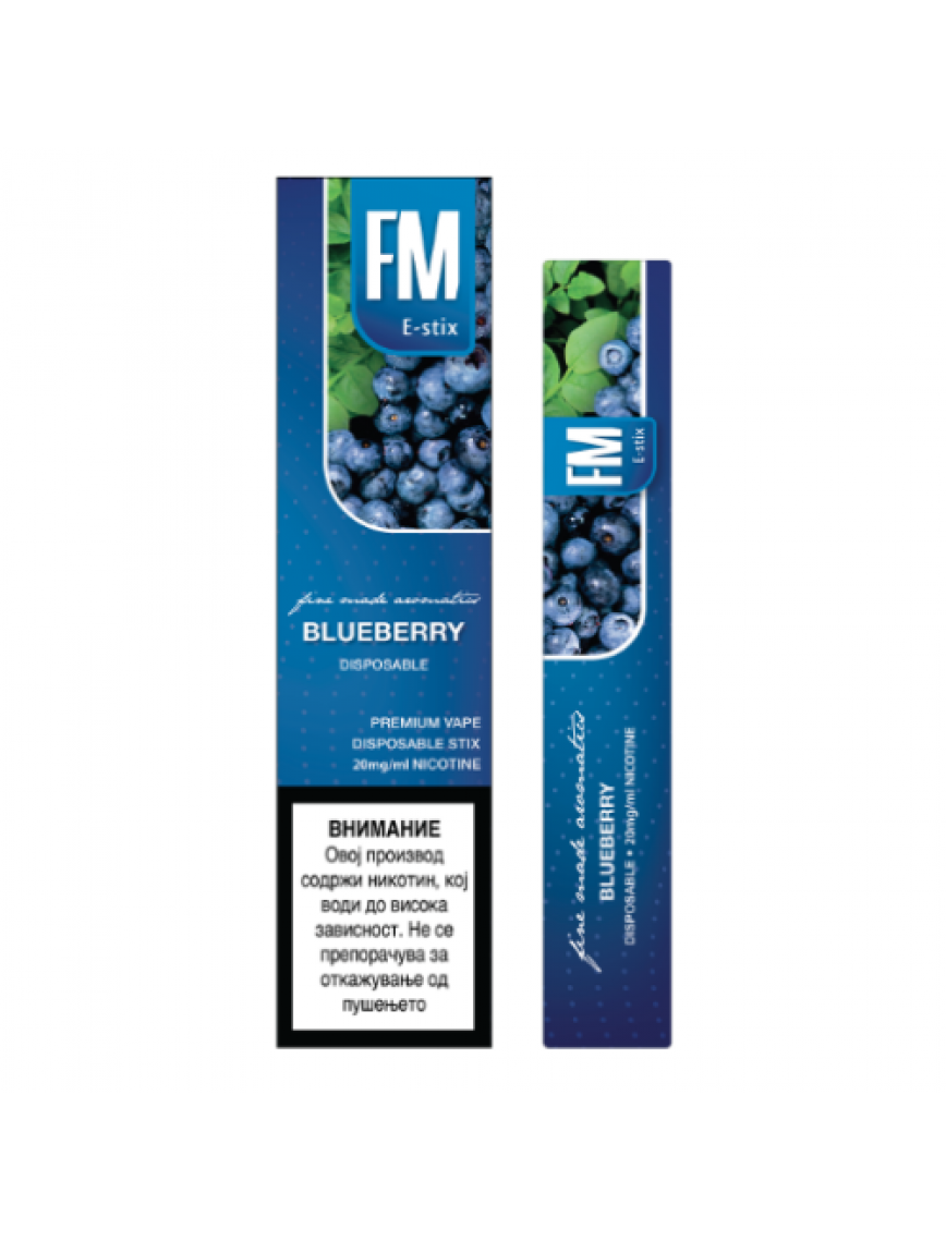 FM E-Stix Blueberry 800 çekim - Orman meyve aromalı FM E-Stix Blueberry 800 çekim - Orman meyve aromalı