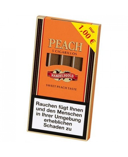 Handelsgold Peach - Şeftali aromalı Puro S (Emzikli Puro) Handelsgold Peach - Şeftali aromalı Puro S (Emzikli Puro)