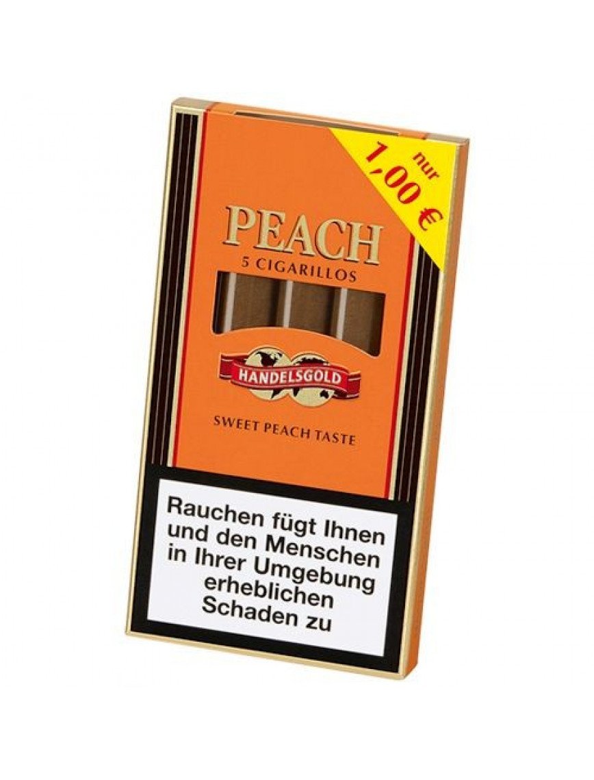 Handelsgold Peach - Şeftali aromalı Puro S (Emzikli Puro)
